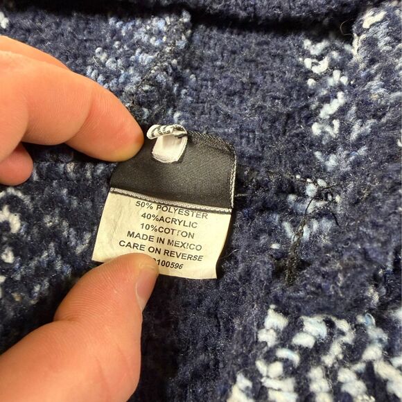 Grateful Dead Rock and Roll Hall of Fame Baja Hoodie XL Dancing Bear Drug Rug - Picture 11 of 15